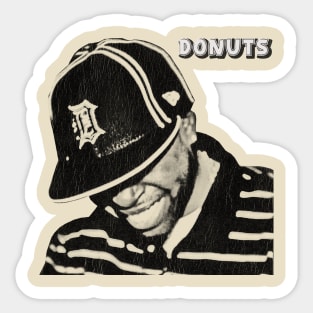 Retro Donuts J Dilla Sticker